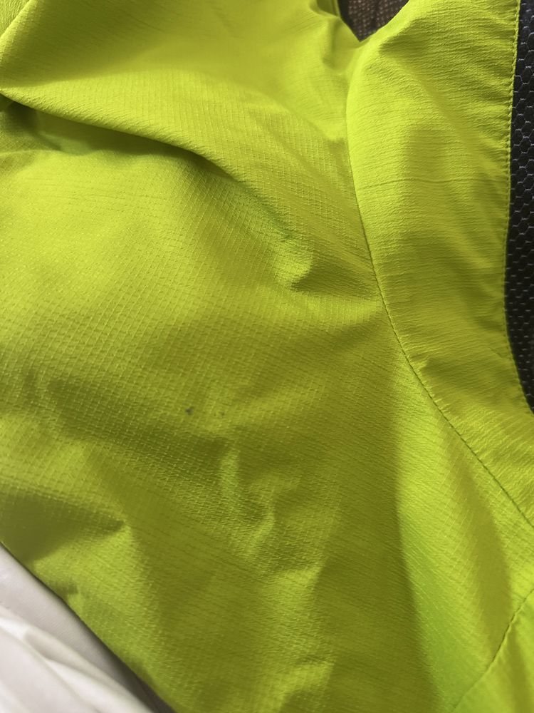 Kurtka Haglöfs M windstopper wiatrówka logowana zielona gorska hikking