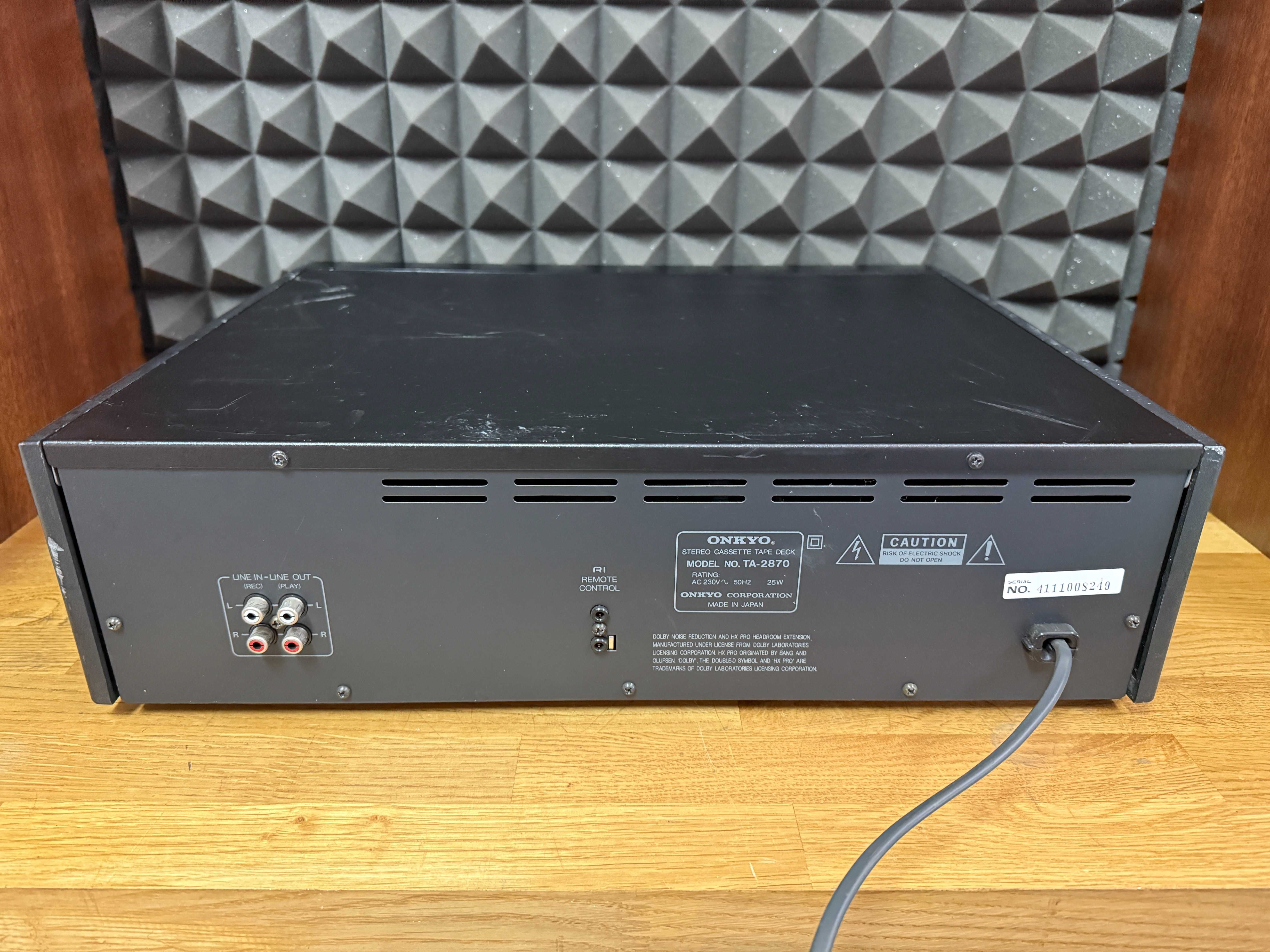 Magnetofon Onkyo Integra TA-2870 3 Head