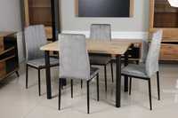 (65) Stół Ron + 4 krzesła, nowe 740 zł