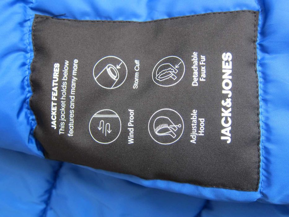 Парка куртка зимняя мужская  Jack and Jones, новая, водоотталкивающая