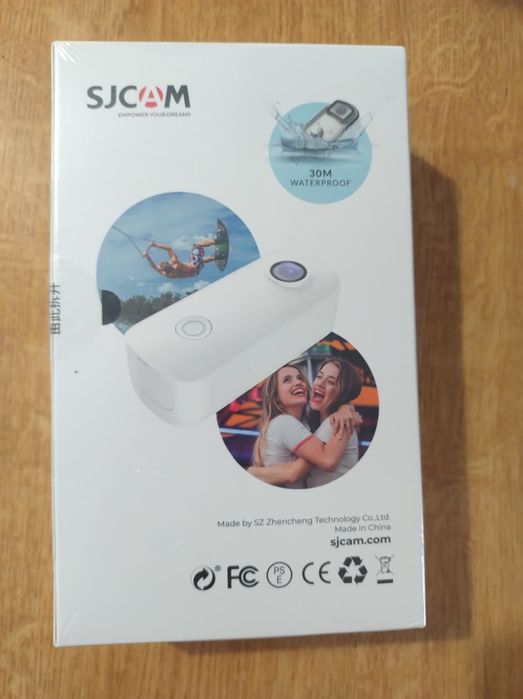 Kamera sportowa SJCAM C100 PLUS Żółta 1440p Filmy 2K WiFi, NOWA