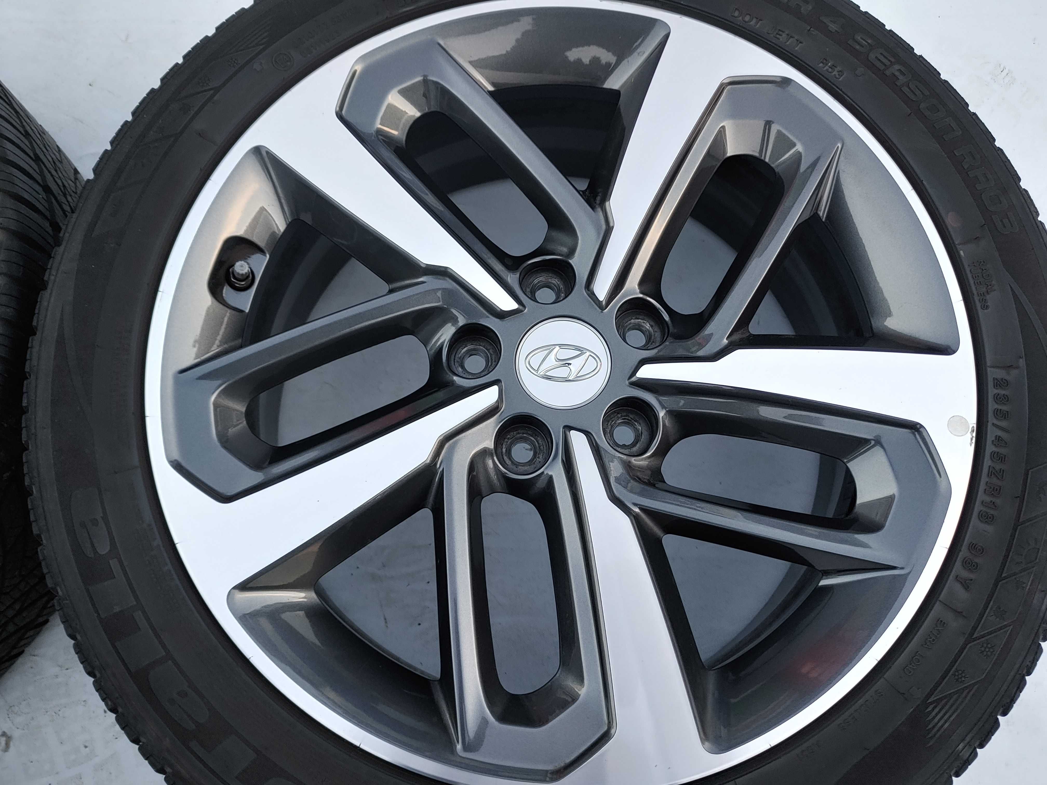 felgi koła zima hyundai kona 235/45r18 2019r 6--7mm rotalla