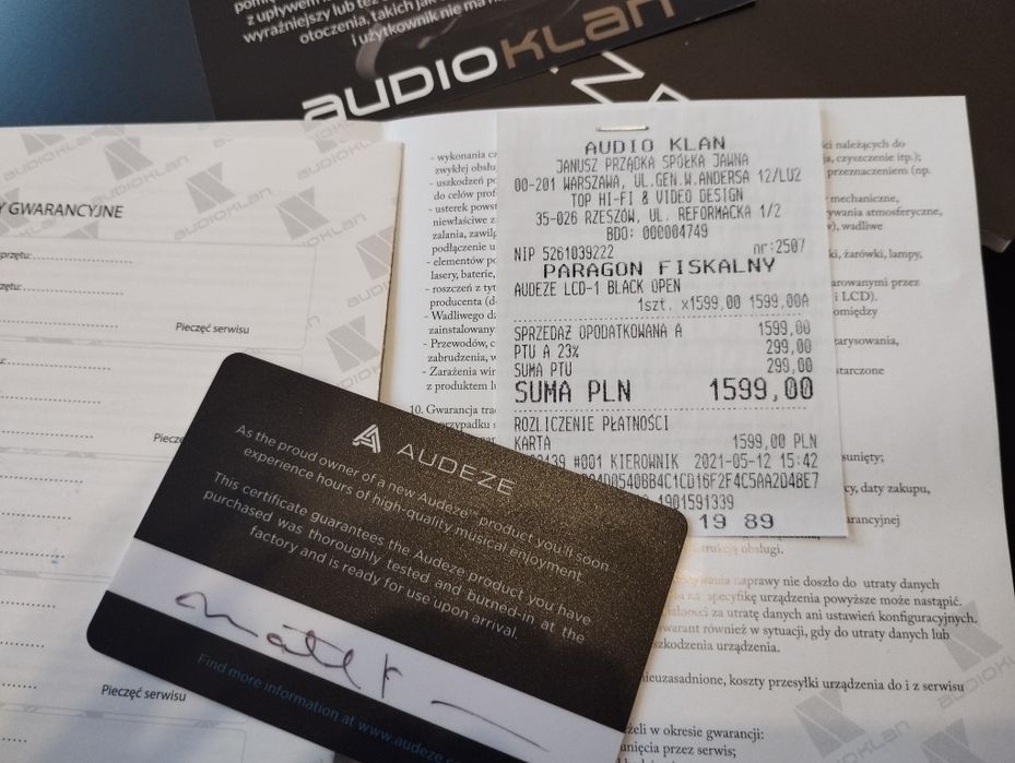Słuchawki planarne AUDEZE LCD-1
