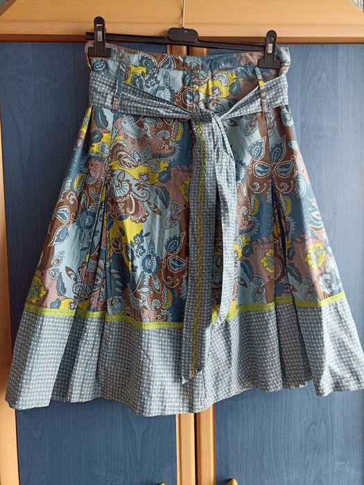 Bawełniana spódnica z kwiatowym wzorem Quiosque, rozmiar 38, JAK NOWA