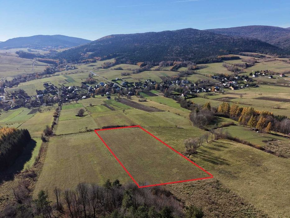 Brzezowa widokowa działka 92 ar