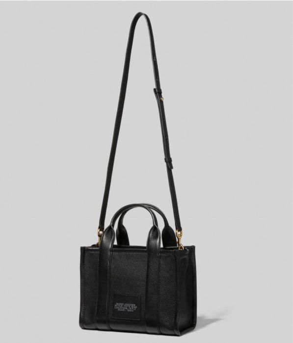 Marc Jacobs The Leather Medium Tote Bag Black