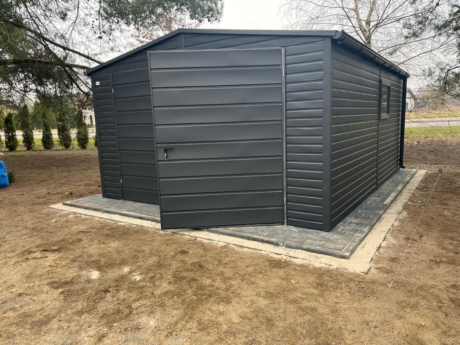 Garaż blaszany 4x6 Profil