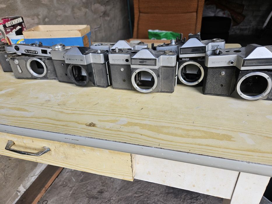 Фотоапарати під ремонт (на деталі, зеніт, зоркий, фед та ін)