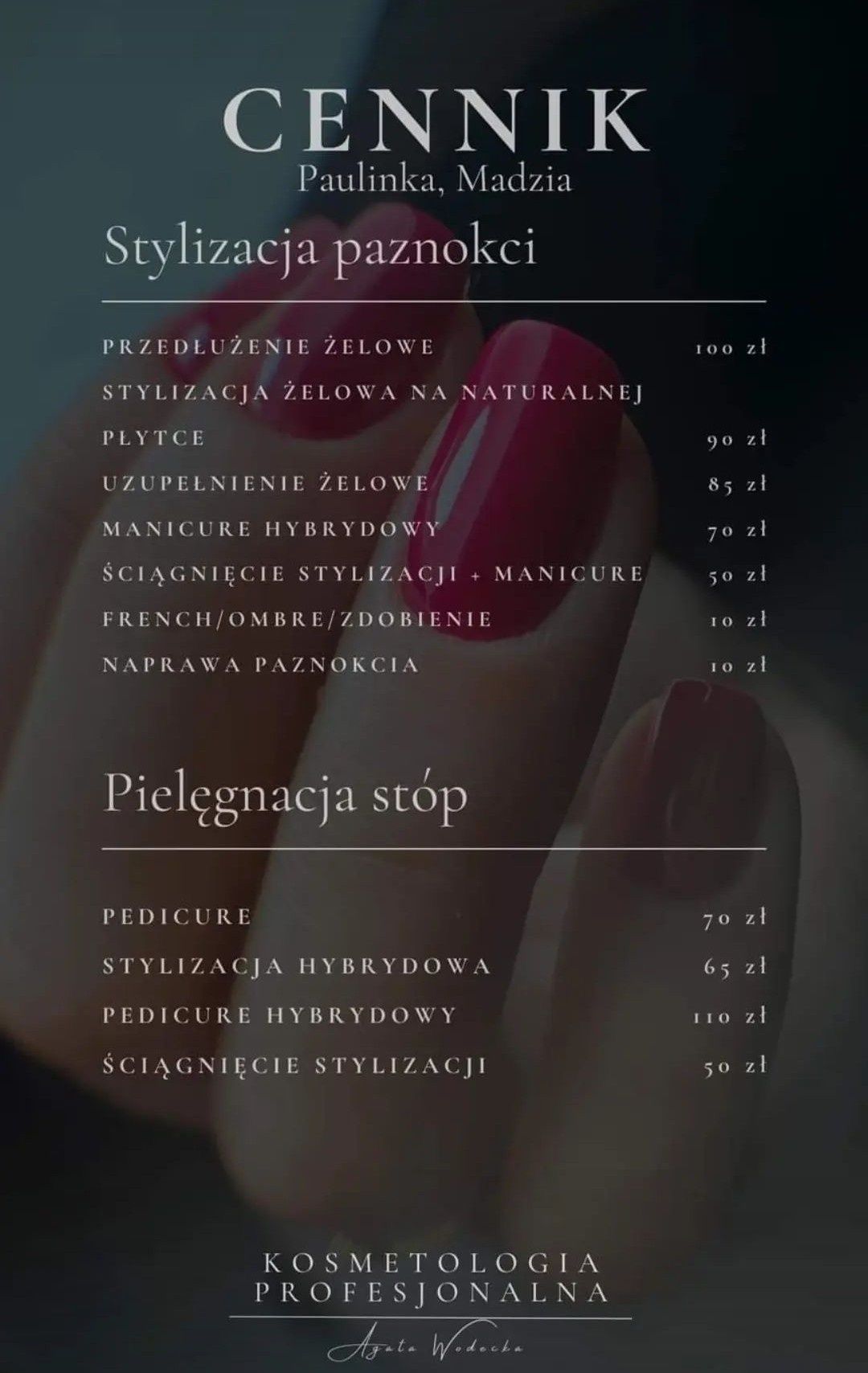 Stylizacja paznokci. Manicure/Pedicure