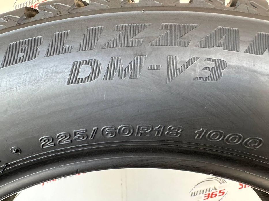 225/60 r18 bridgestone blizzak dm-v3 9mm шини бу зима