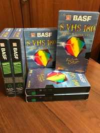 Видеокассеты Basf S-VHS 180 и 120 мин