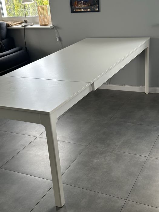 Stół Ikea Ekedalen 180-240x90 wys. 75. Bialy