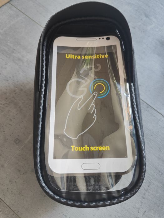 Etui uchwyt rowerowy na smartfon telefon dzwonek zestaw