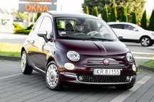 Fiat 500 105KM Panoramiczny dach Klima 69 tys Przebieg Super Stan!