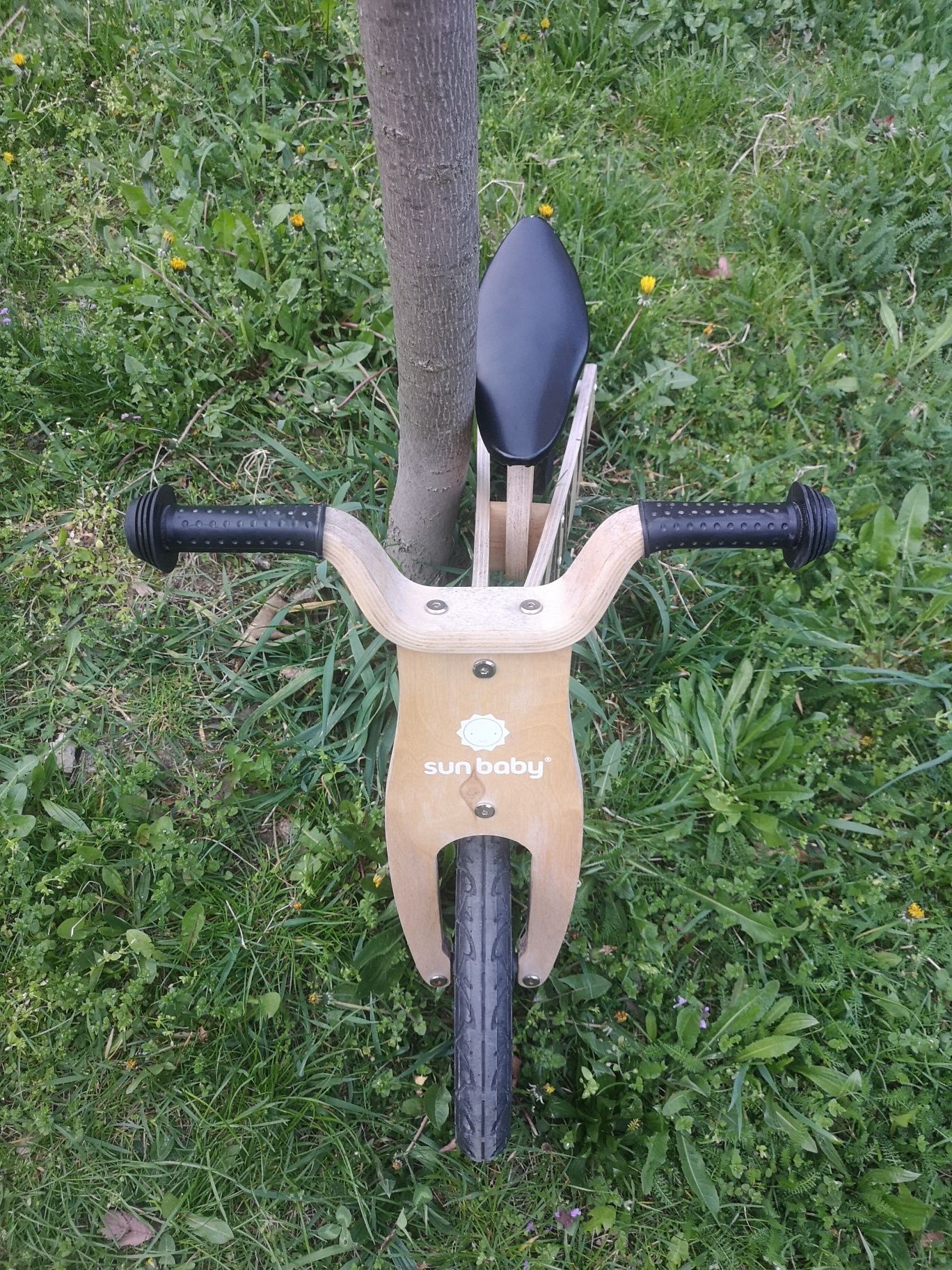 Sun Baby rowerek biegowy, drewniany, 2w1 Twist