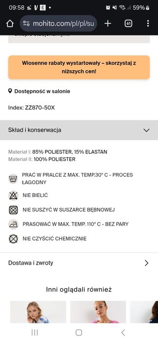 Sukienka z bufiastymi rękawami mohito xs na s stan bdb