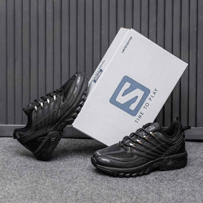 Зимние кроссовки Salomon ACS Pro термо черные 41,42,43,44,45 Саломон