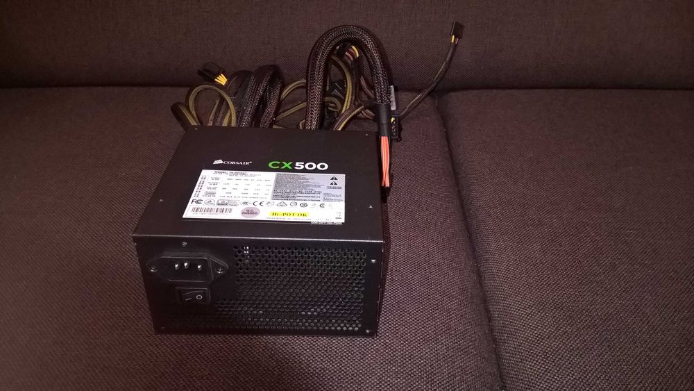 zasilacz Corsair CX500 500 WATT - nie działa