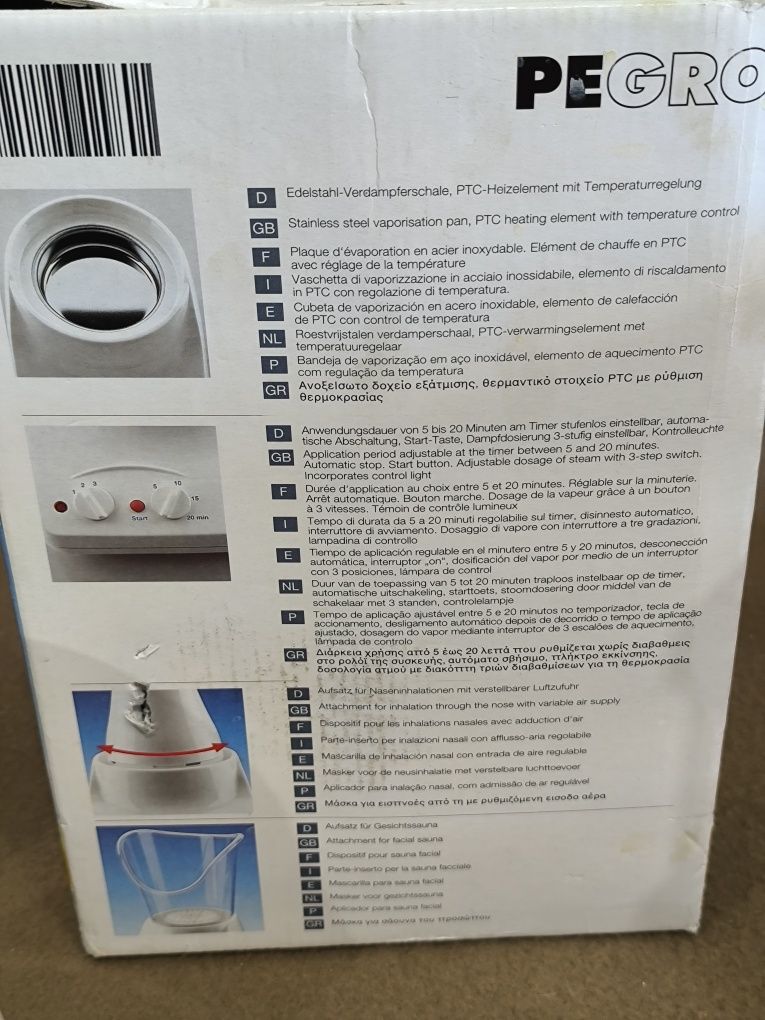 Vaporizador facial PEGRO