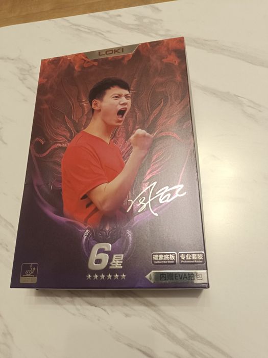 Rakietka Loki 6 Star z futerałem, zestaw do tenisa stołowego