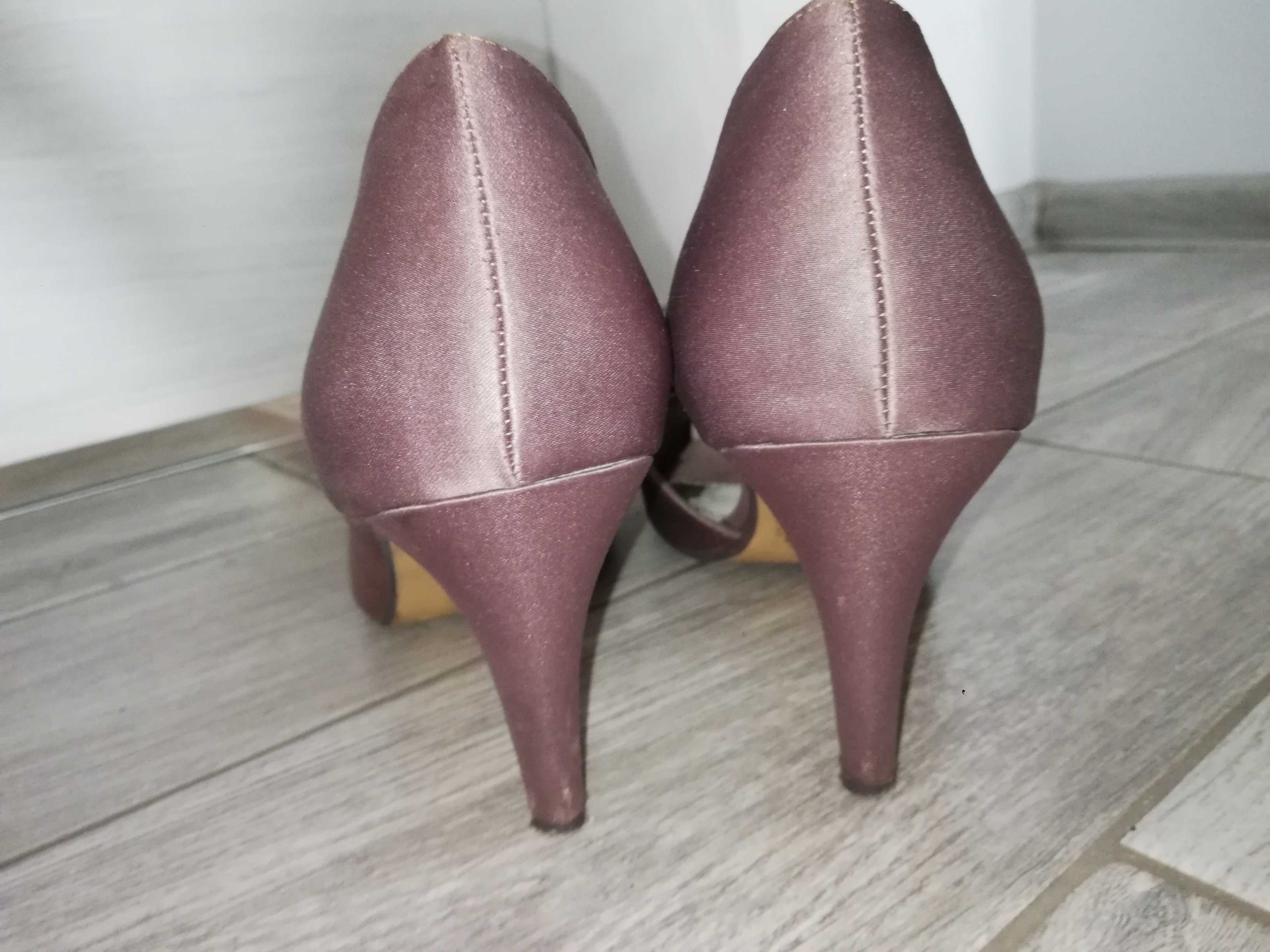 Buty szpilki 40 cyrkonie