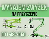 WYNAJEM Podnośników Koszowych na Przyczepie - Wynajem Zwyżek 24/7