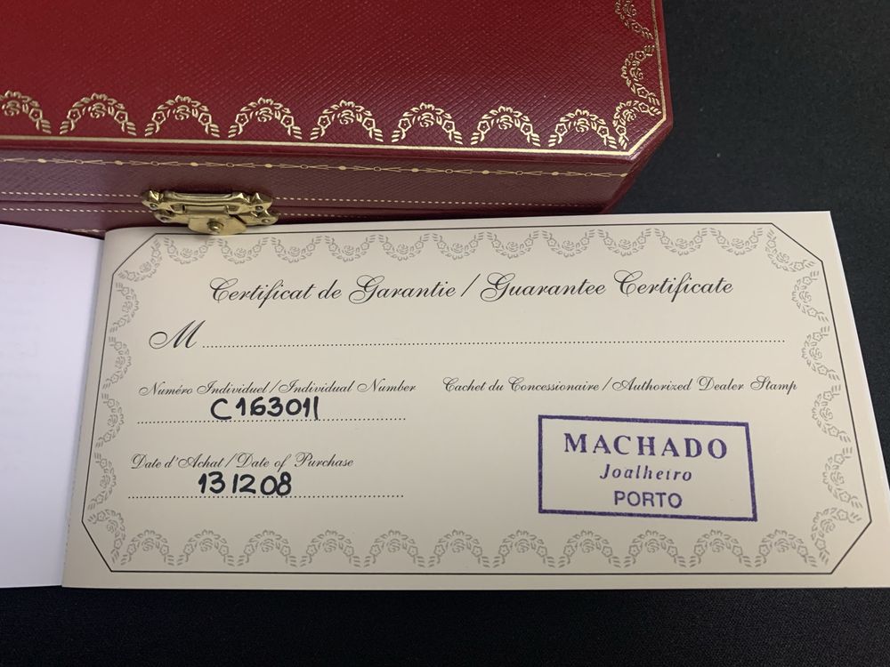 Caneta Santos de CARTIER- original com certificado autenticidade