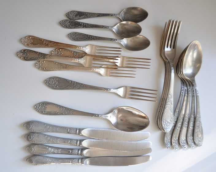 Zestaw Melchior Vintage, sztućce radzieckie, ZSRR