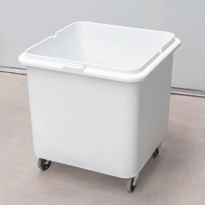 Pojemnik gastronomiczny na produkty sypkie biały 56x56x60 cm UŻYWANY