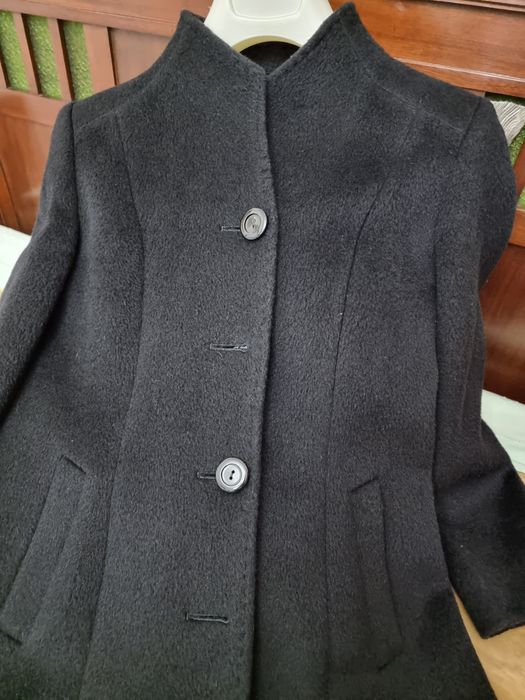 Sobretudo Casaco Preto - Pura Lã