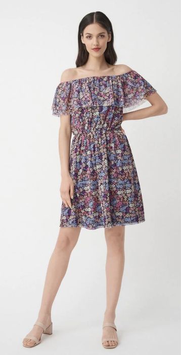 Mohito sukienka hiszpanka nowa xs/34 łączka kwiaty odkryte ramiona