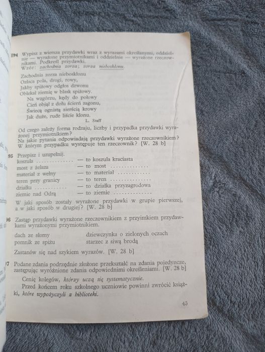 Język polski 5 gramatyka i ortografia