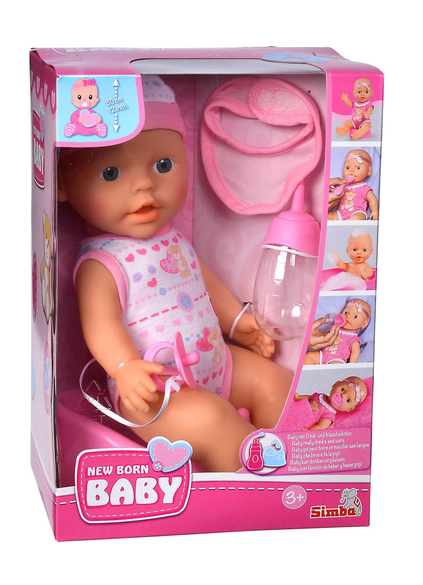 Лялька Пупс New Born Baby 30 см, Simba | 5037800