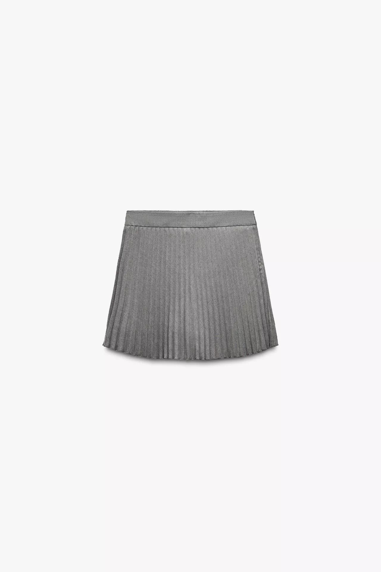Спідниця з шортиками плісерована хс с xs s Zara юбка с шортиками Зара