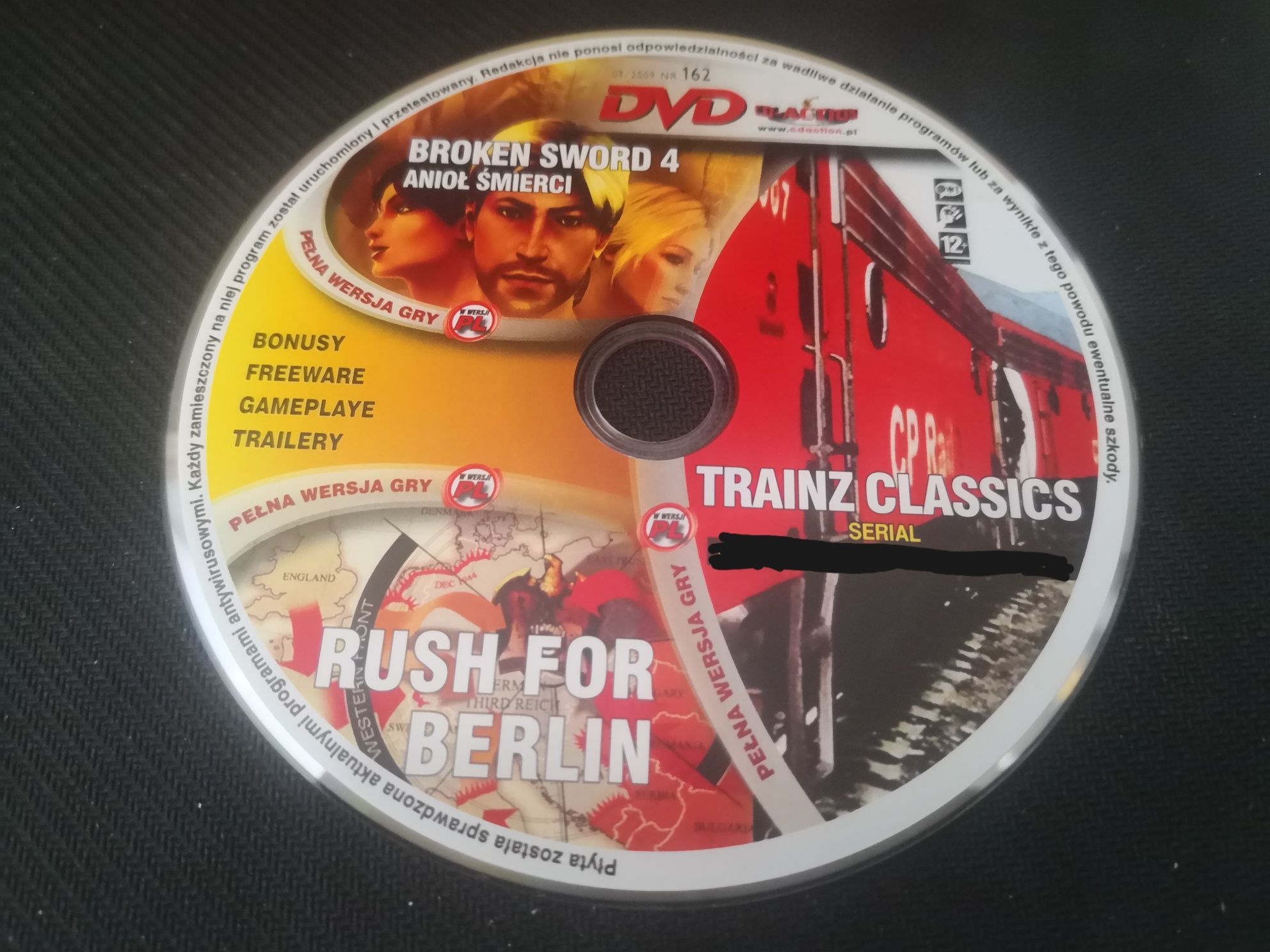 CD-Action 03/2003 DVD nr 162 : Broken Sword 4 i Rush For Berlin