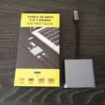 Adapter Hub 4w1 2x Hdmi 4k Usb Power Delivery Usb C Stacja Dokująca