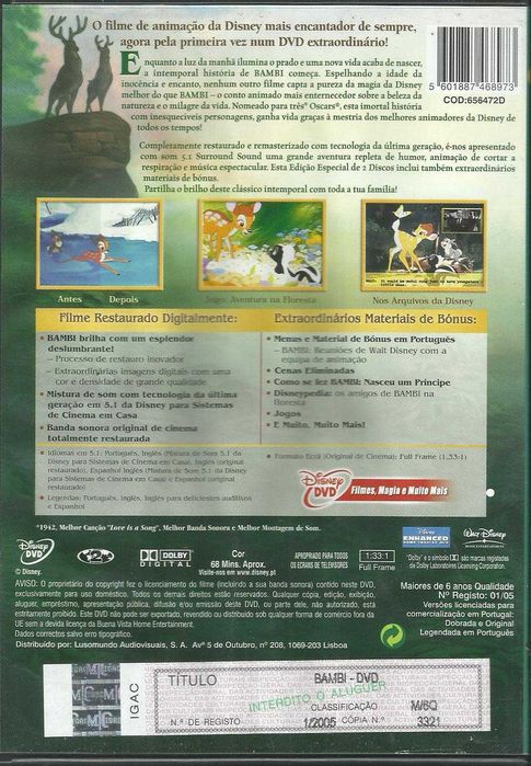 Bambi (edição especial 2 DVD) (1942)