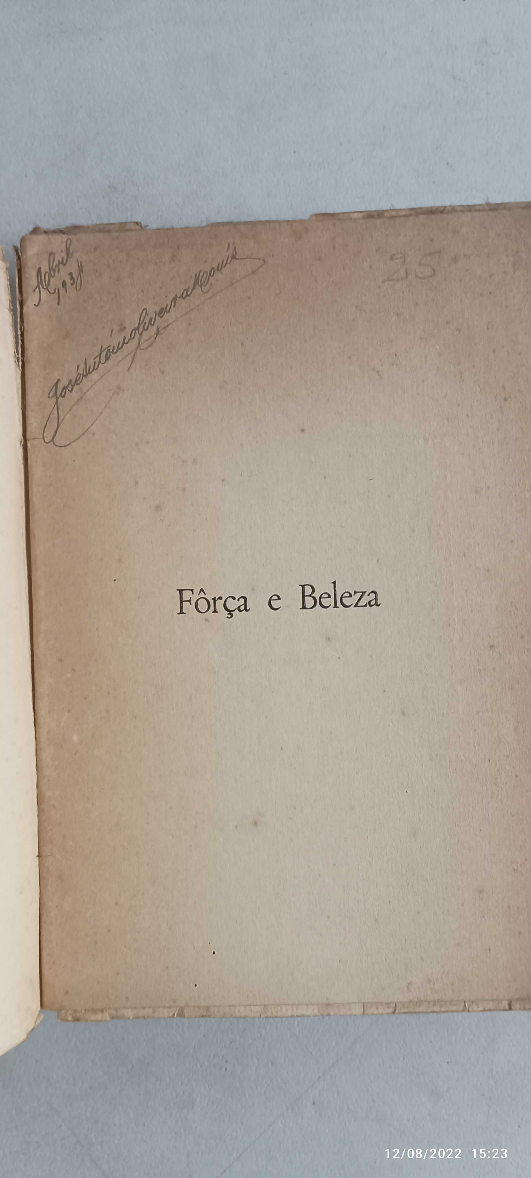 Livro PA-3 - Hipólito Raposo - Fôrça e beleza