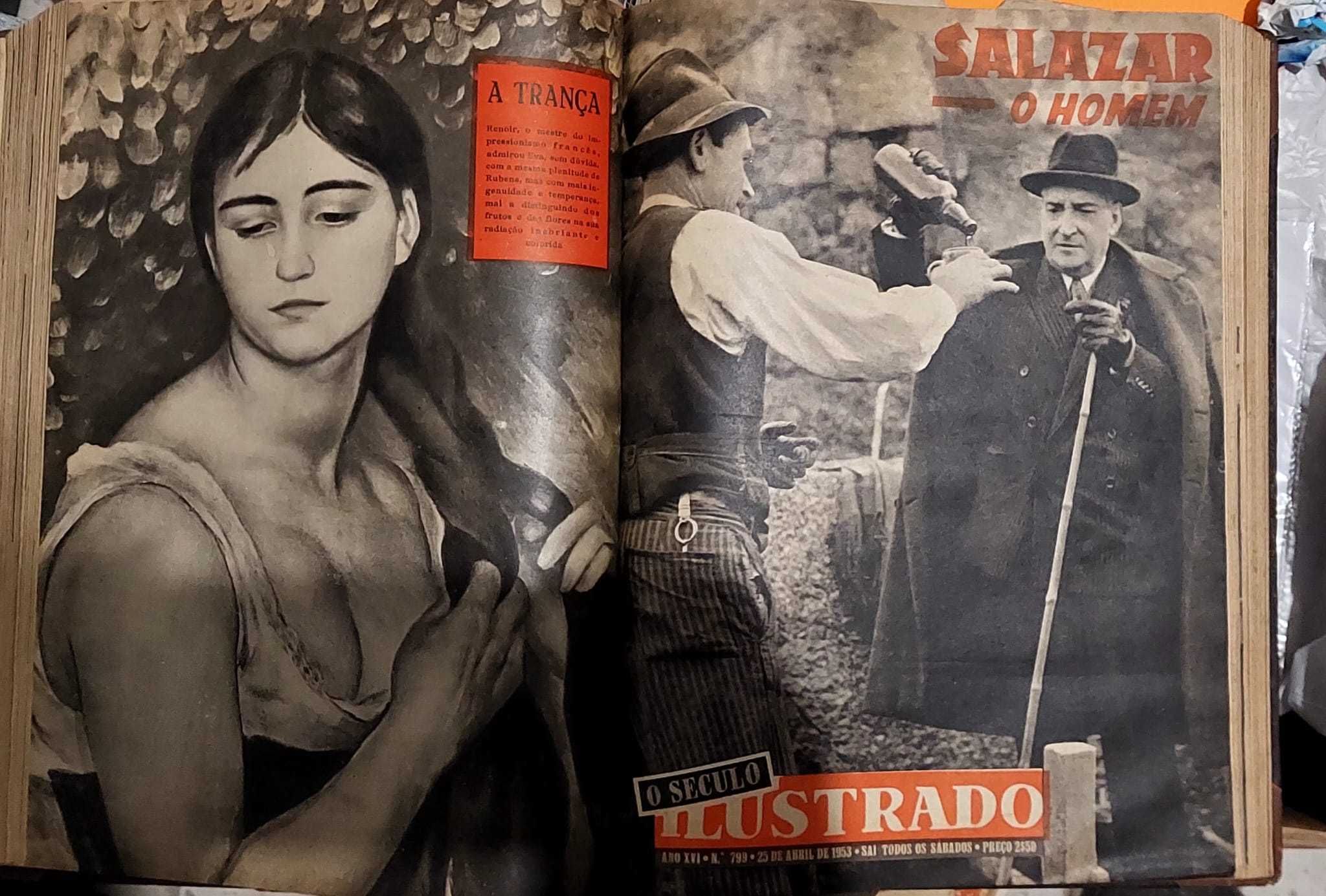 SÉCULO ILUSTRADO  - Anos completos encadernados
