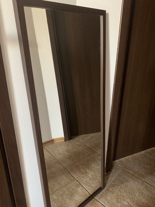 Lustro duże  bez uszkodzen ciemna rama