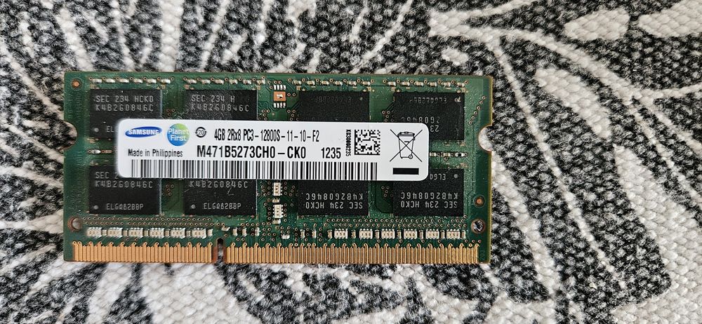 Pamięć ram 1x 4gb 2rx8 pc3 12800s 11 10 F2