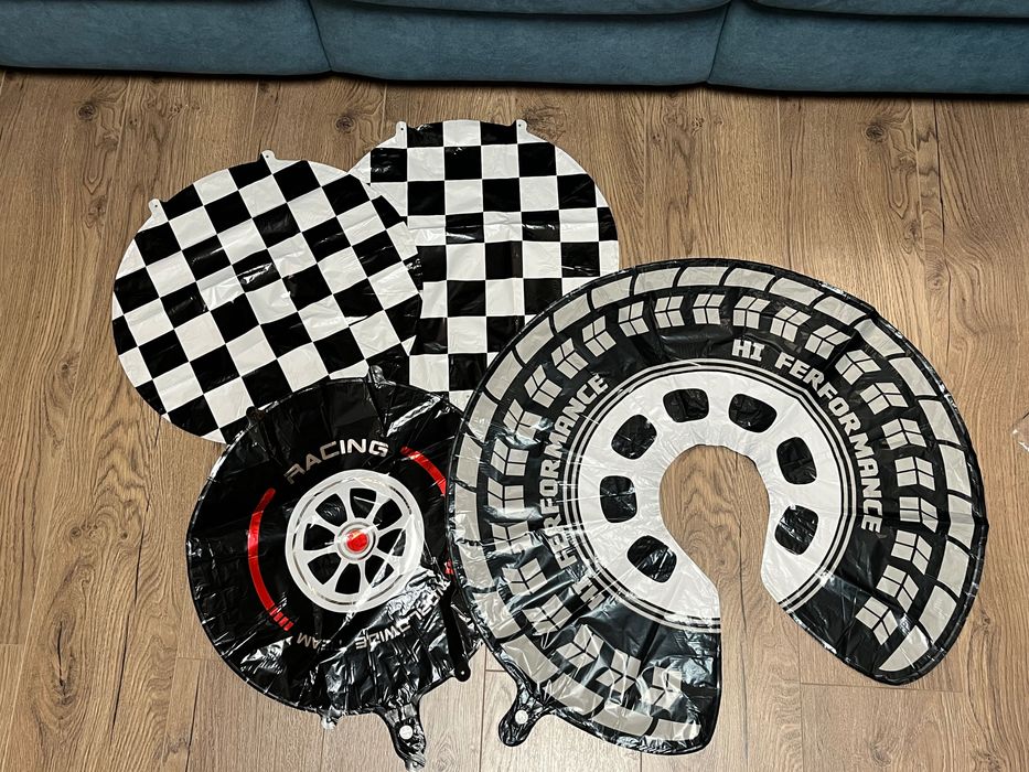 Dekoracje urodzinowe "Formula/wyścigi", 11 lat