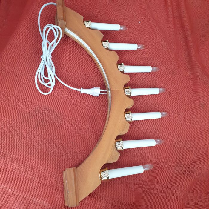 Ljusstake i trä från Gnosjö Konstsmide med 7 st ljuskällor