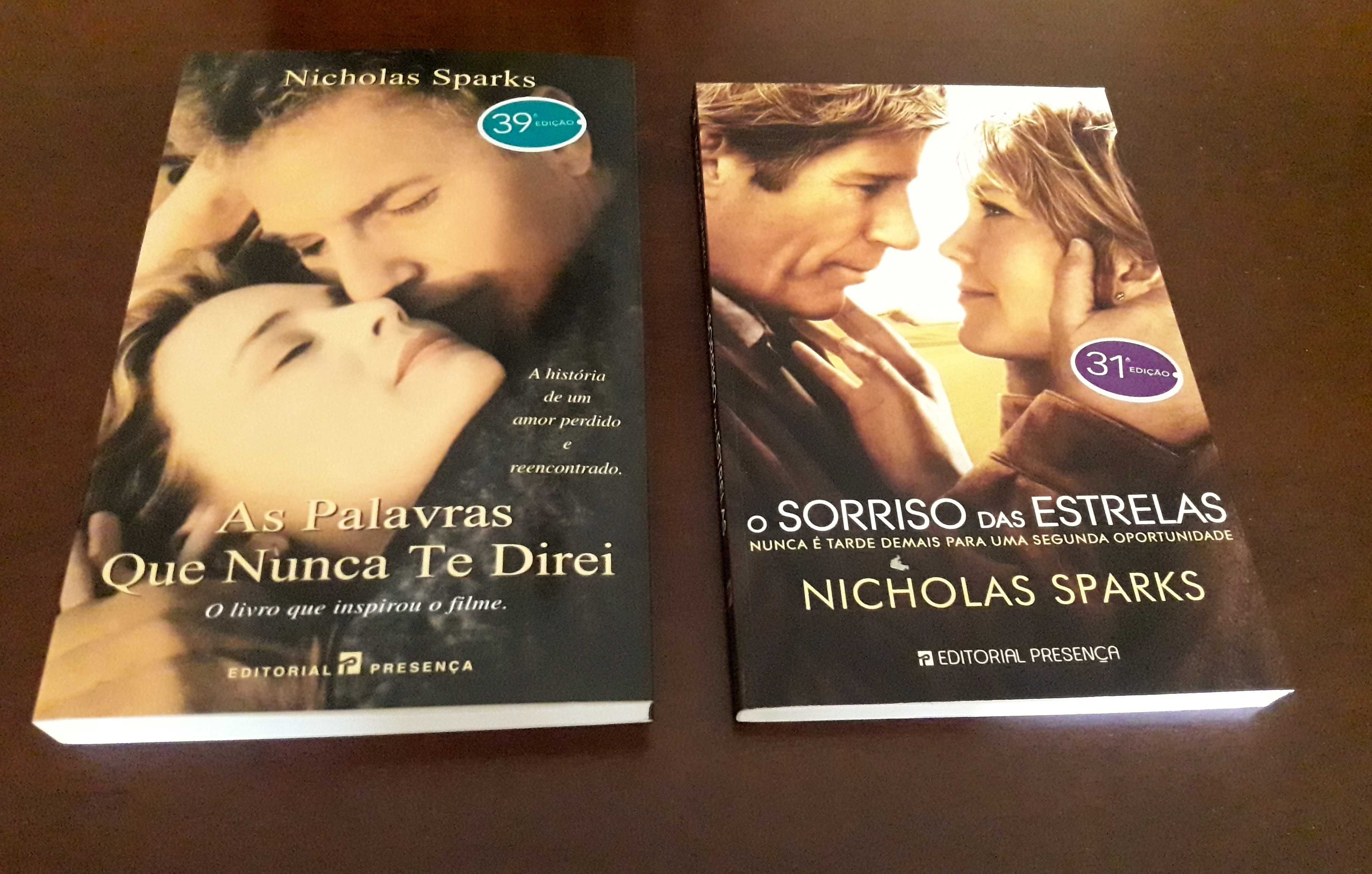 2 Romances de Nicholas Sparks - novos!  (6€/cada)