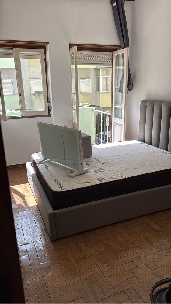 Cama Baú com cabeceira e colchão