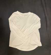 Biała koszulka na długi rękaw COS, 100% bawełny w składzie