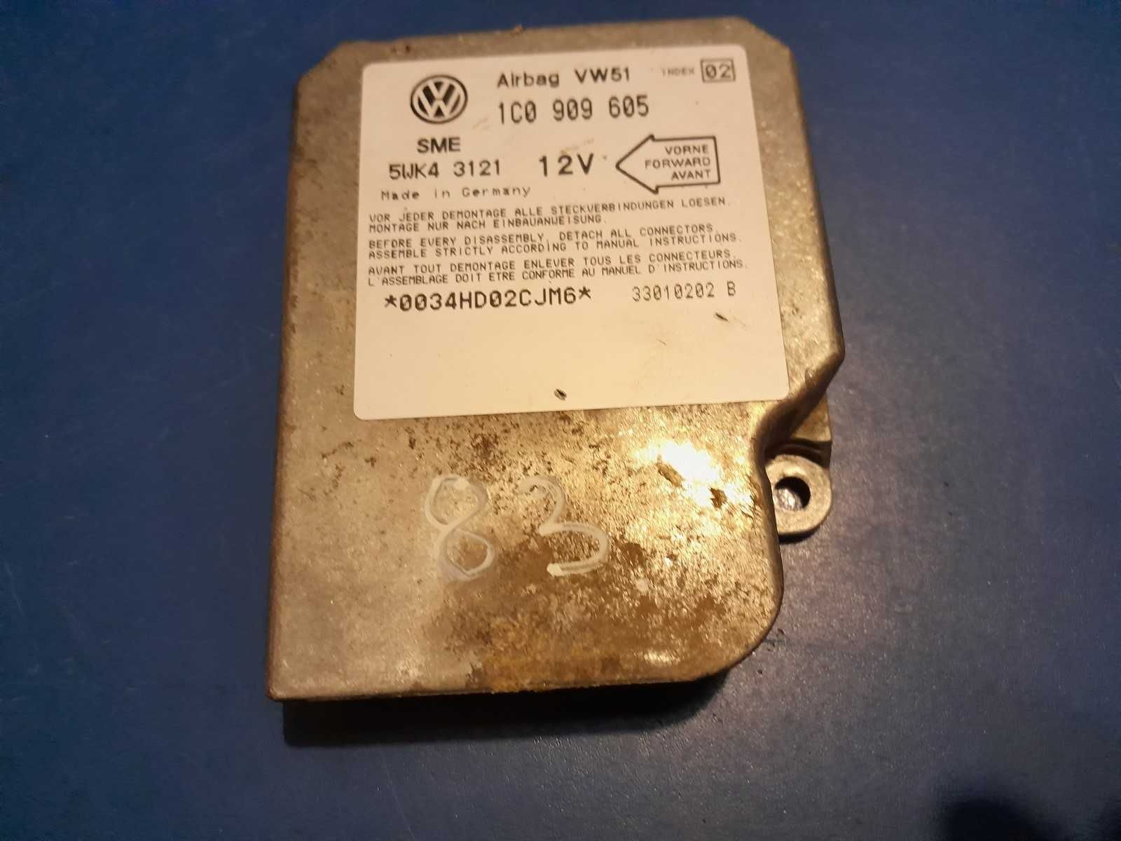 Moduł sensor poduszek airbag Vw Sharan FL LIFT 2000- 1C0'909605