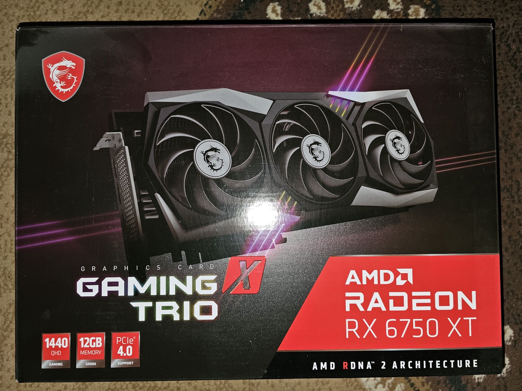 Відеокарта MSI RADEON RX6750XT12GB GDDR6
