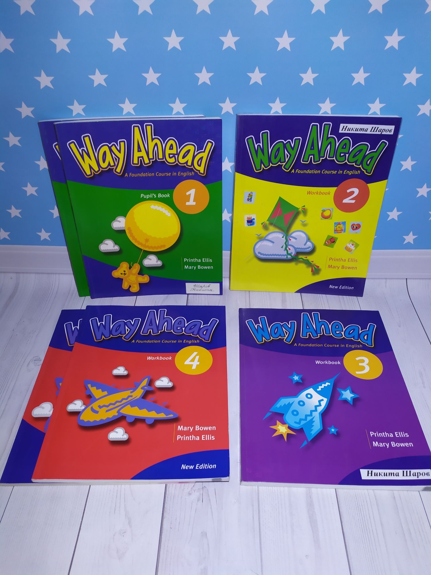 Way Ahead 1,2,3,4 Workbook + Pupil's Book