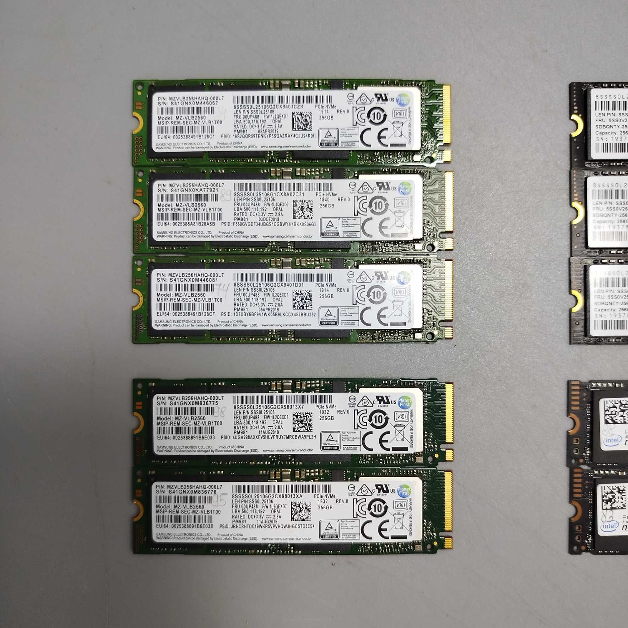 Накопичувач SSD M.2 256Gb Mixbrand 2280/NVMe/M.2 PCIe/Магазин/Гарантія